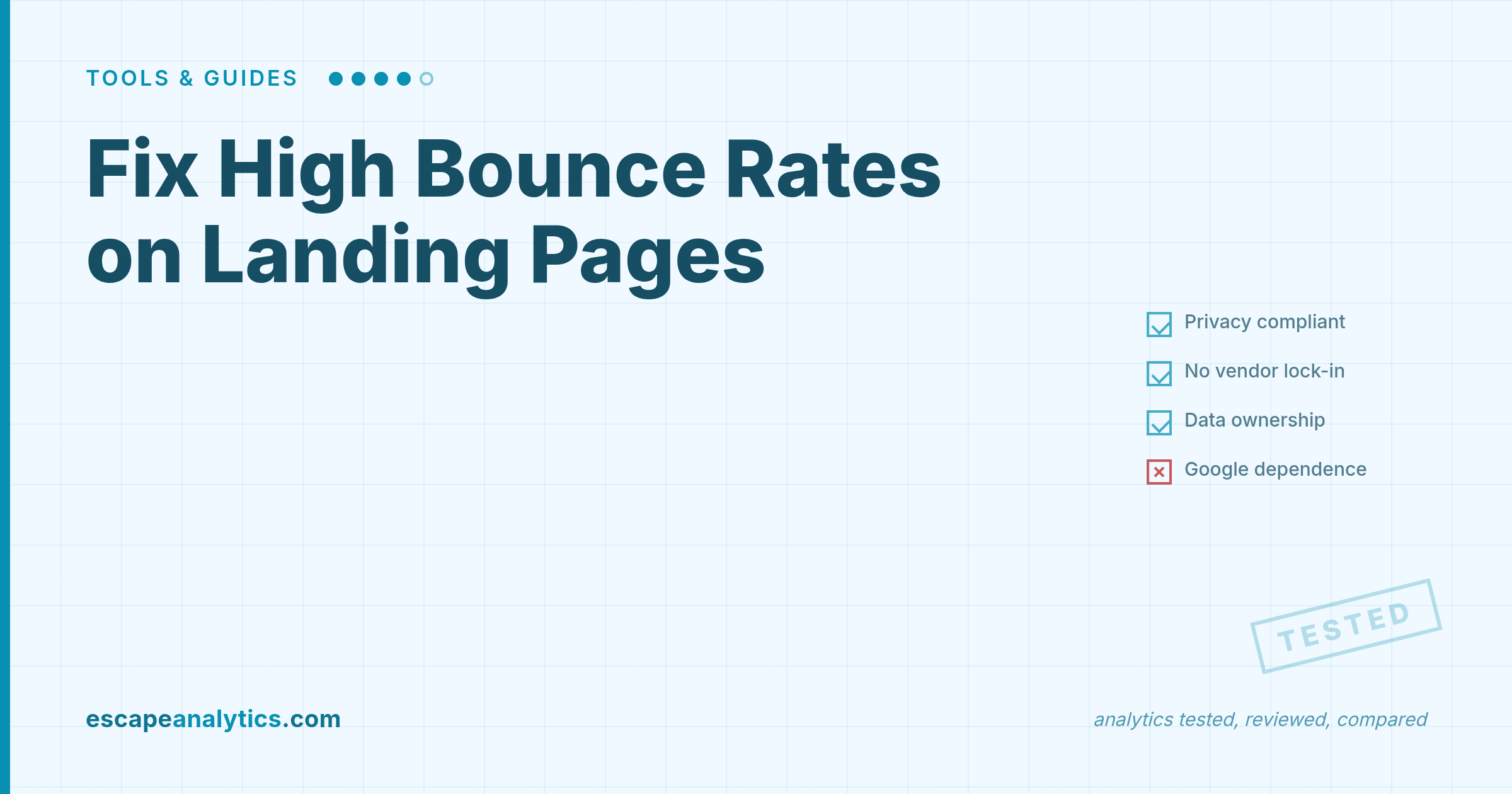 How to Diagnose & Fix High Bounce Rates on Landing Pages