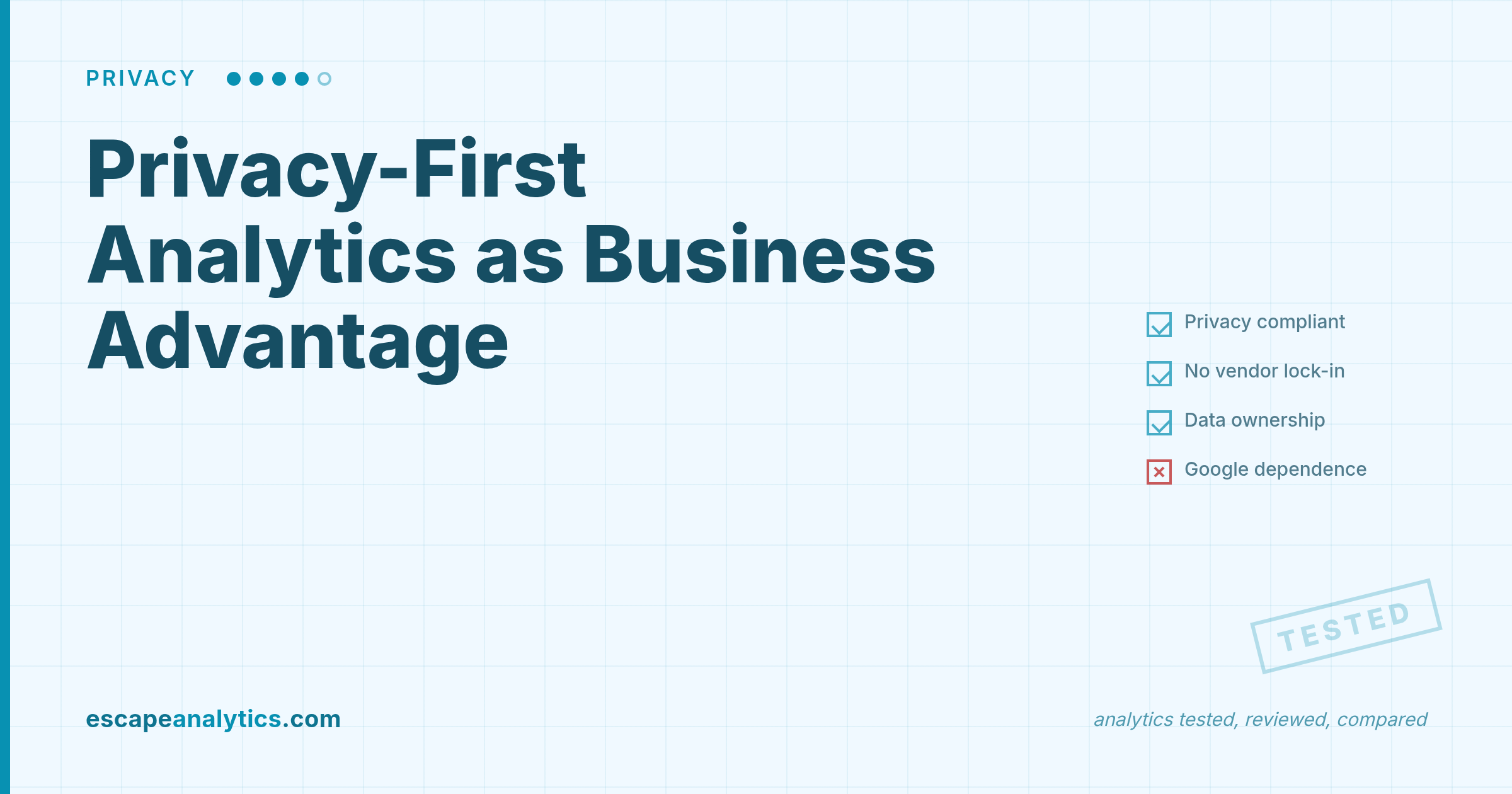 Why Privacy-First Analytics Is a Business Advantage, Not Just Compliance