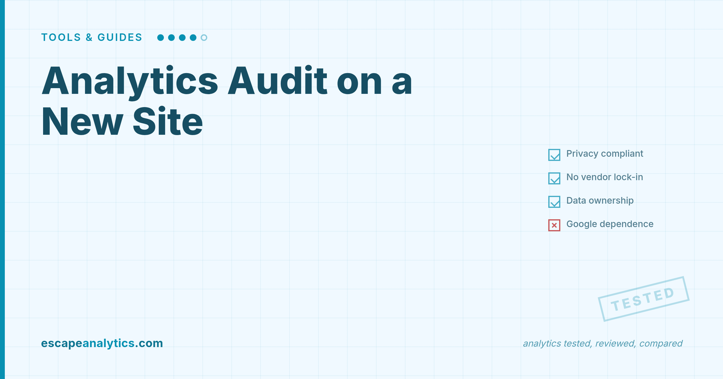 How to Run an Analytics Audit on a Site You Just Inherited